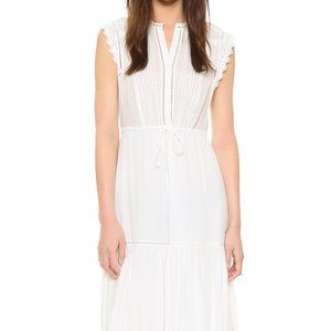 Rebecca Taylor Stitch Square Embroidered Maxi